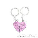 Pink Lover Logo Key Chain with Zinc Alloy