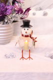 Snowman Candle Holder for Christmas Home Decoration (STL-HDC003)