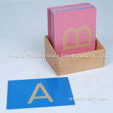 Wooden Toys Montessori Material - Sand Paper Letters (GRML4008)