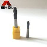 Hiboo 4 Flutes Carbide Round Ball Nose Cutting Tools