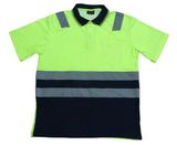 Tc65/35 Pique Polo High Viz Reflective Safety Polo