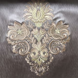 Embroidered Synthetic Furniture PVC Leather (LD-XH18)