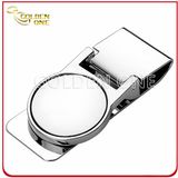 Promotion Gift Plain Circle Stainless Steel Money Clip