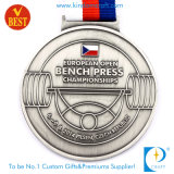 Cutom 2D European Bench Press Championship Medal (LN-092)