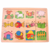 Wooden Match up Puzzle (81003)