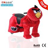 Red Bird Animal Ride on The Kindergarten with LED Flashing Lights