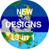 New Designs of the Globe - Teaching Utensil