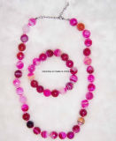 Fashion Crystal Beaded Jewellery Necklace Sets (ESB01361)