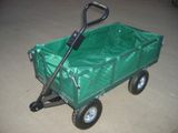 Garden Cart with Canvans Liner and Steel Mesh