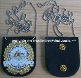 Uniform Police Badge with Leather Wallet (AS-CZ-MB-06080012)