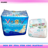 Good Absorption Breathable Disposable Baby Nappies with PP Tape
