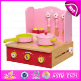 2015 Latest Design Cooking Food Toys Kitchen, Educational Toy Kitchen Cooking Play Set, Role Play DIY Kids Wooden Cook Toy W10c155
