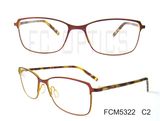 New Fashion Designer Eyewear Glasses Metal Frame for Lady