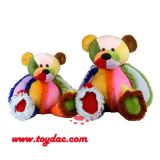 Stuffed Rainbow Bear Toy