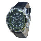 Leather Sport Chronograph Watch (YH1055)