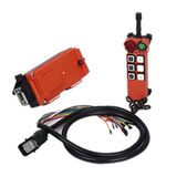 Aviation Plug 6 Single Push Button F21-C-E1q Radio Remote Control for Cranes