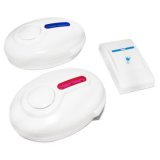 Boust 36 Melody 2 Button 100~150m Wireless Security Digital Doorbell Door Bell New