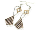 925 Solid Silver Color Gold Jewelry Fashion Earrings (Se0051)