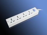 1 Gang 1 Way Switch & 4 Gang Multifuction Extension Socket