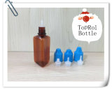 25ml Pet Brown Triangular Bottle for Filling Eliquids/Oils