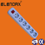 Euro Style 6-Way 16A Power Strip Socket and Switch (E8006ES)