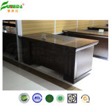 MDF High Quality Office Table with PU Leather