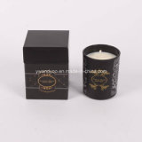 Soy Wax Black Glass Candle