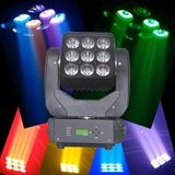 9X12W/RGBW/4in1 LED Beam Moving Head Stage Matrix Light