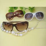 Fashion White/Brown Acetate Frame Eyewears for Women