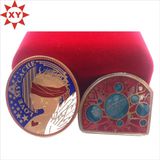 2015 Souvenir Custom Zinc Alloy Colorful Enamel Metal Coin