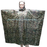 Waterproof Camouflage PVC Rain Poncho /Rainwear