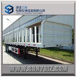 30t ~ 50t 2axles Flatbed Log Semi Trailer