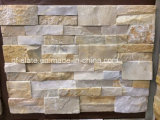 High Quality Yellow-Beige Slate Cultured Stone for Building