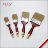 Gold Tip Red Wooden Handle Paintbrush with Filaments (PBW-037)