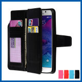 Leather Wallet Card ID Slot Holder Case for Samsung S6