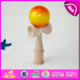 Hot New Product for 2015 Kids Wooden Kendama Toy, Traditional Toy Kendama for Children, Funny Play Kendama for Wholesale W01A078