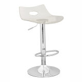 Modern Popular Adjustable White Acrylic Bar Chair Bar Stool (FS-7024)