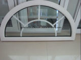 Double Glazing Arched UPVC Windows with Grille