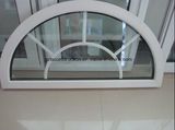 Double Glazing Arched UPVC Windows with Grille