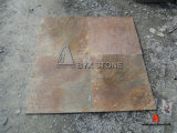 Natural Chinese Rusty Yellow Slate for Flooring