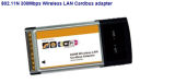802.11n 300Mbps Wireless LAN Cardbus Adapter