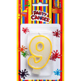 Colorful Number Candle (SZC3-0035)