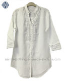 Ladies Long Sleeve Cotton Linen Shirt & Blouse (BS-70)