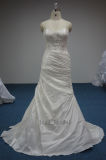 Mermaid Embroidery Deaded Chapel Train Wedding Gown Wedding Dress (LV1301)