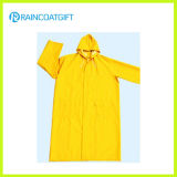 Waterproof PVC Polyester Men's Raincoat