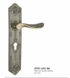 Zinc/Iron Plate Zinc/Alu Handle Mortise Plate Door Lock Xt07-645 Ab