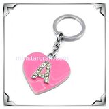 Custom Heart Shape Metal Key Chain for Promotion
