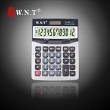 12 Digits Dual Power Desktop Calculator with Solar Power