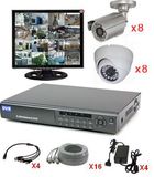 Professional 16CH CCTV Kit System for DIY Installation (ELP-DVR9116T57A-3752)