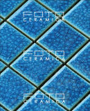Sky Blue Glazed Porcelain Ceramic Art Mosaic Wall Tile (DL-IID82703)